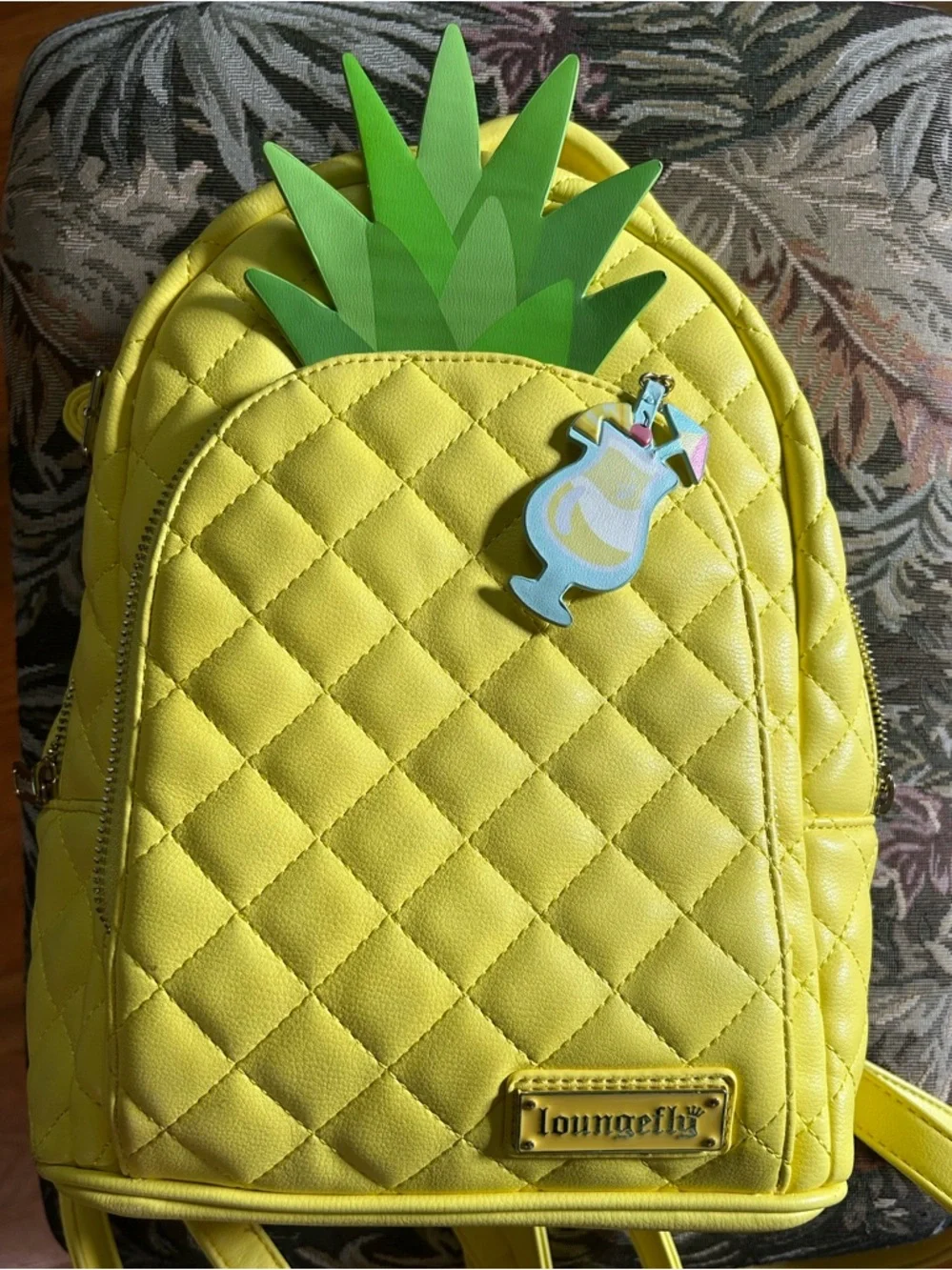 Loungefly Pool Party Pineapple Mini Backpack - Picture 1 of 6